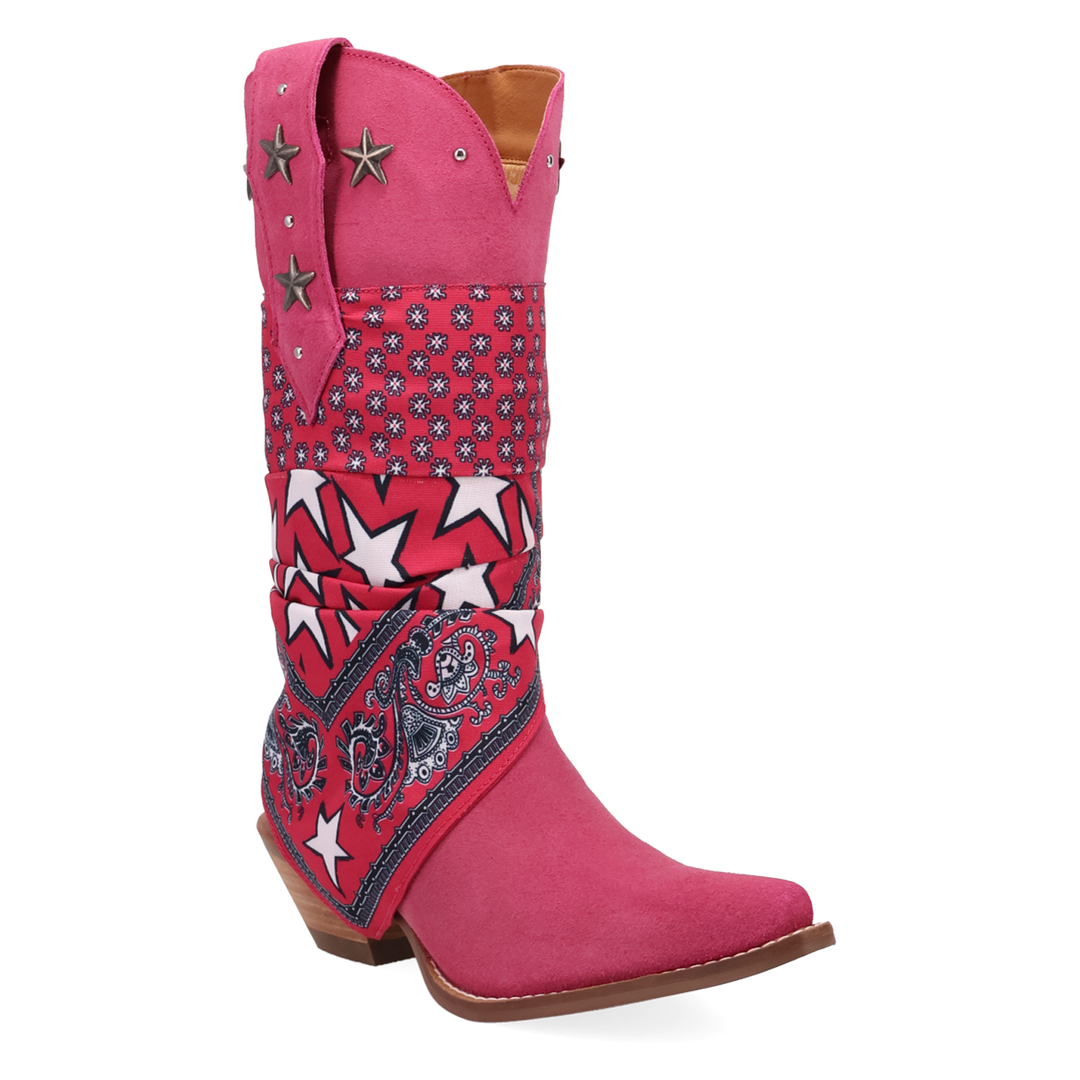 Online Exclusive | Dingo | Bandida Suede Boot in Pink **PREORDER