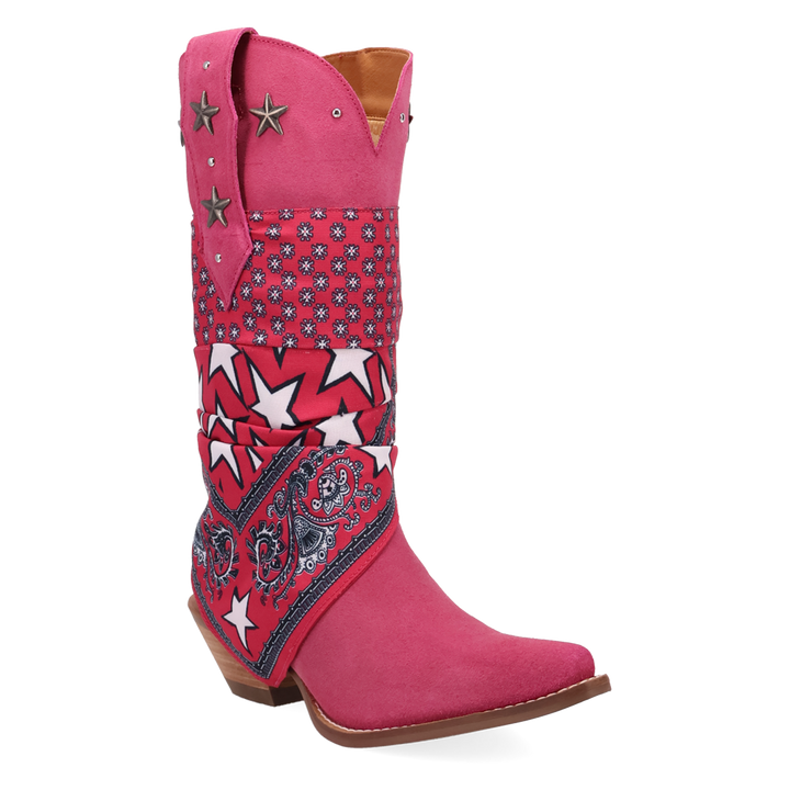 Online Exclusive | Dingo | Bandida Suede Boot in Pink **PREORDER