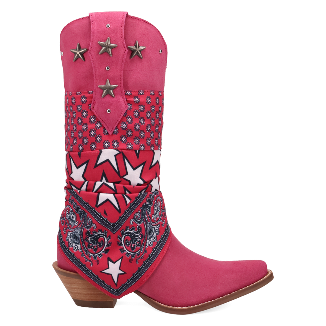 Online Exclusive | Dingo | Bandida Suede Boot in Pink **PREORDER