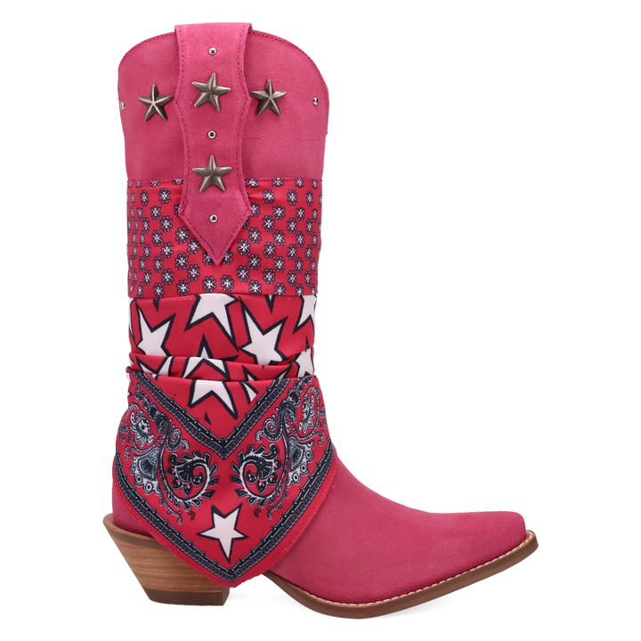 Online Exclusive | Dingo | Bandida Suede Boot in Pink **PREORDER