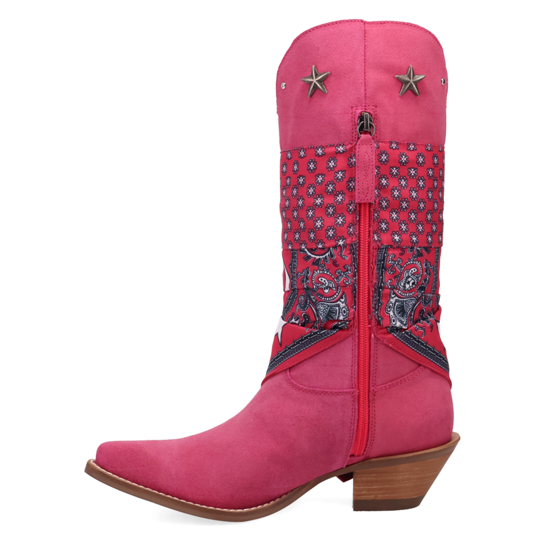 Online Exclusive | Dingo | Bandida Suede Boot in Pink **PREORDER