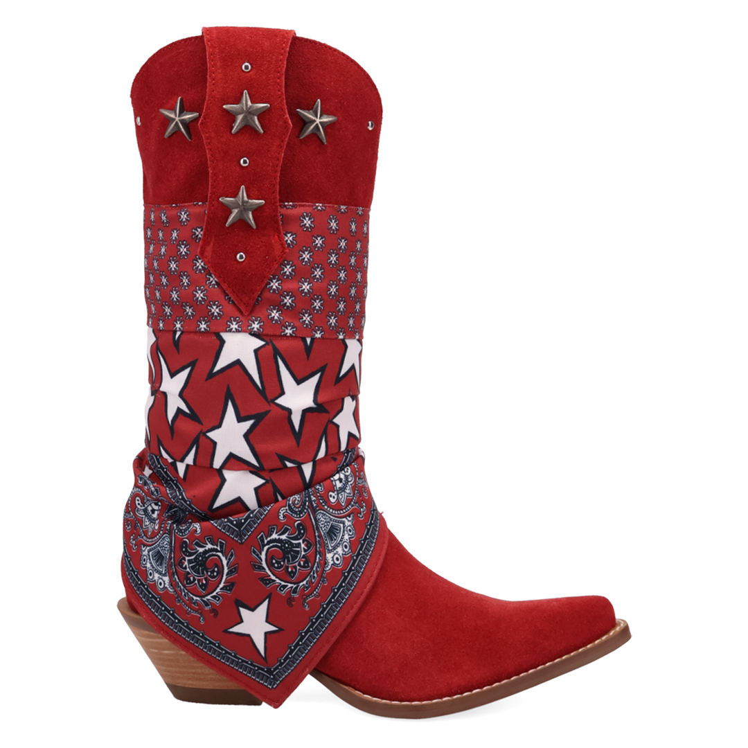 Online Exclusive | Dingo | Bandida Suede Boot in Red **PREORDER