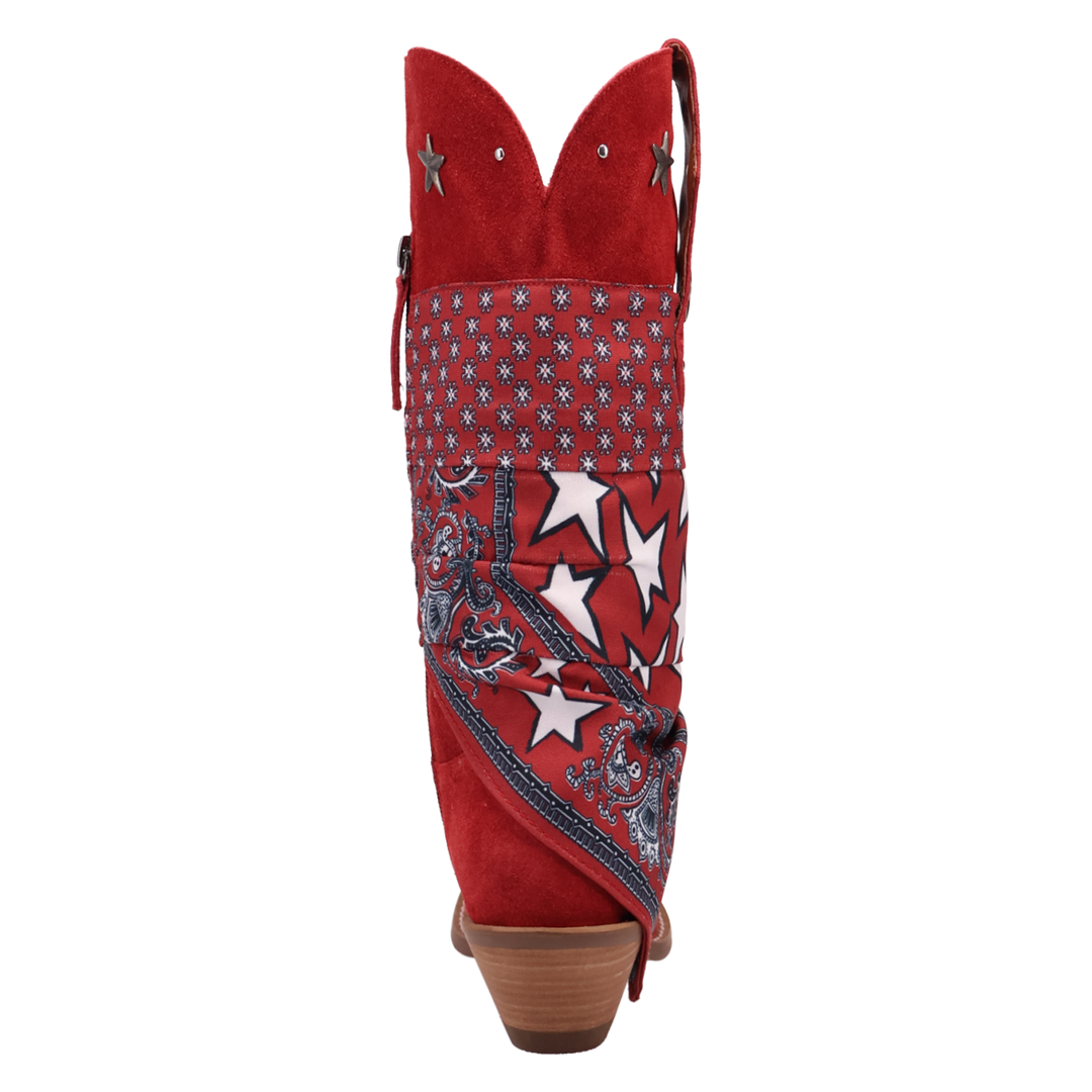 Online Exclusive | Dingo | Bandida Suede Boot in Red **PREORDER