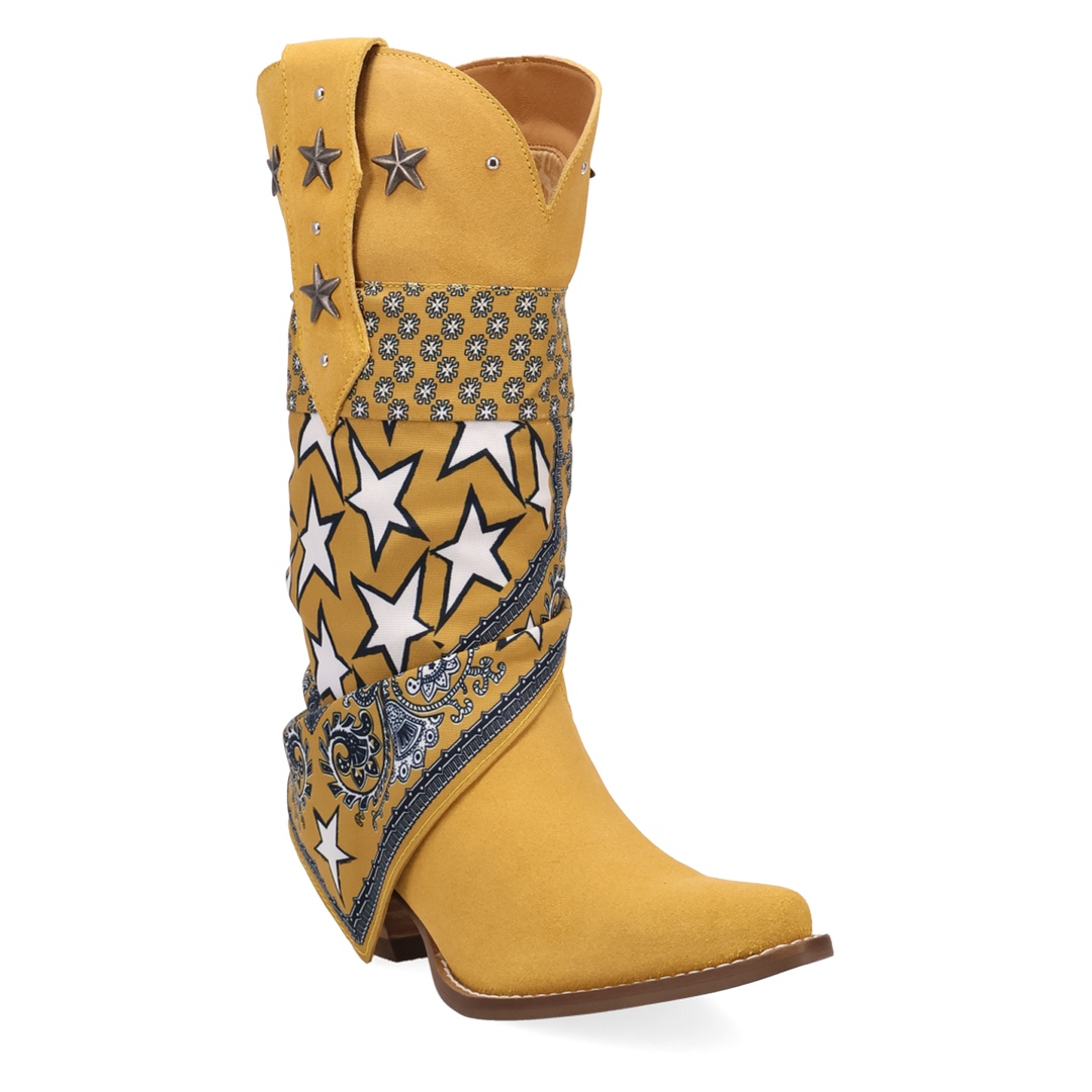 Online Exclusive | Dingo | Bandida Suede Boot in Yellow **PREORDER