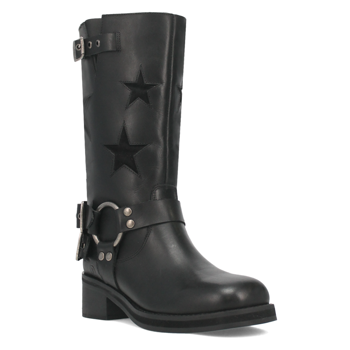 Online Exclusive | Dingo | Blacklist Leather Boot in Black **PREORDER