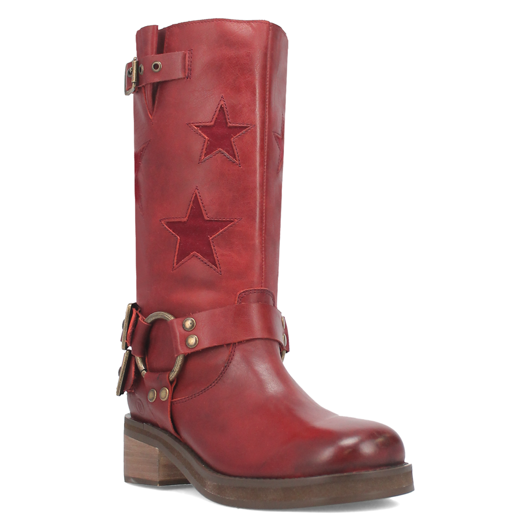 Online Exclusive | Dingo | Blacklist Leather Boot in Maroon **PREORDER