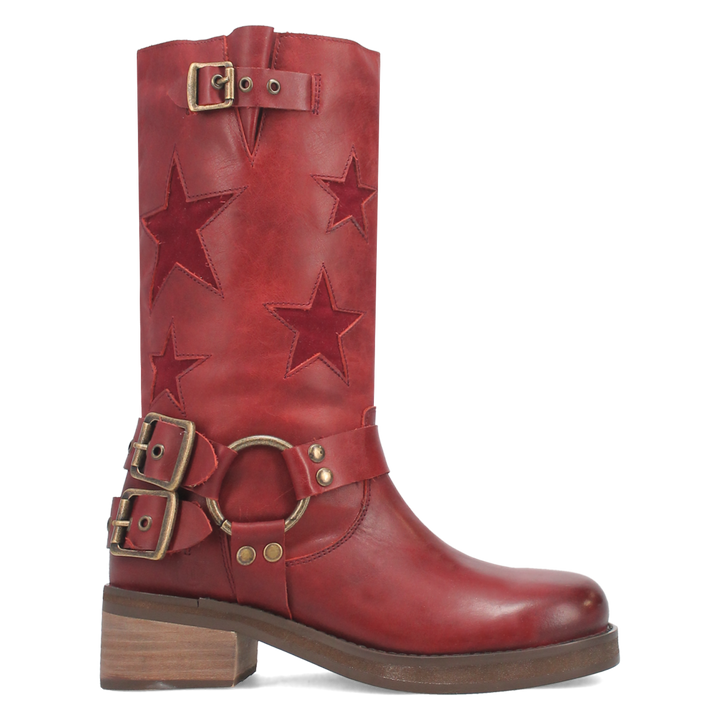 Online Exclusive | Dingo | Blacklist Leather Boot in Maroon **PREORDER