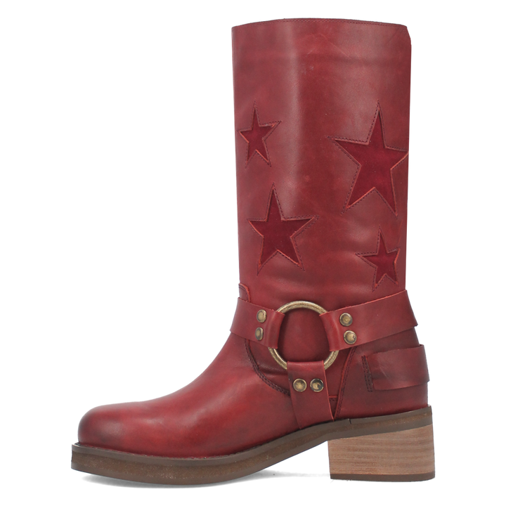 Online Exclusive | Dingo | Blacklist Leather Boot in Maroon **PREORDER