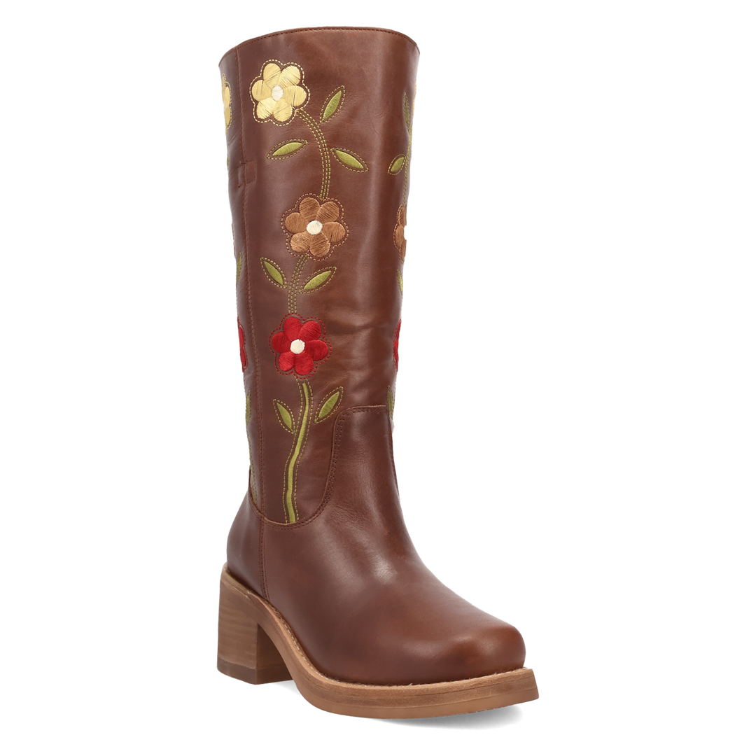 Online Exclusive | Dingo | Bloom Leather Boot in Brown **PREORDER