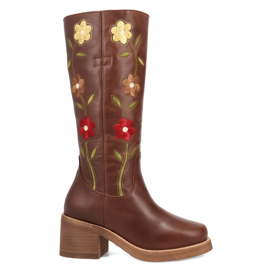 Online Exclusive | Dingo | Bloom Leather Boot in Brown **PREORDER