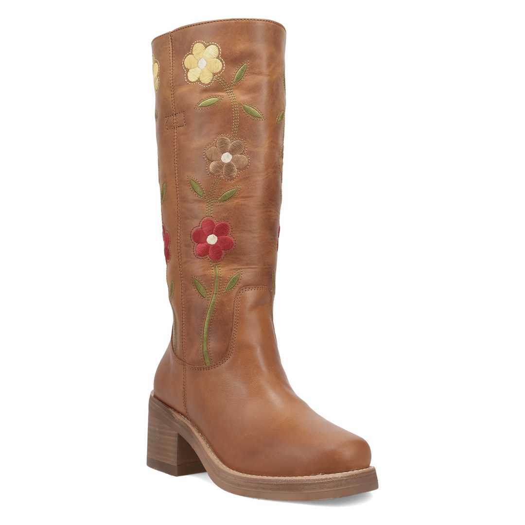 Online Exclusive | Dingo | Bloom Leather Boot in Tan **PREORDER