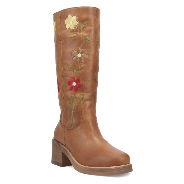 Online Exclusive | Dingo | Bloom Leather Boot in Tan **PREORDER
