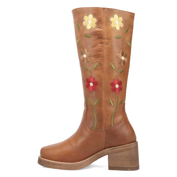 Online Exclusive | Dingo | Bloom Leather Boot in Tan **PREORDER