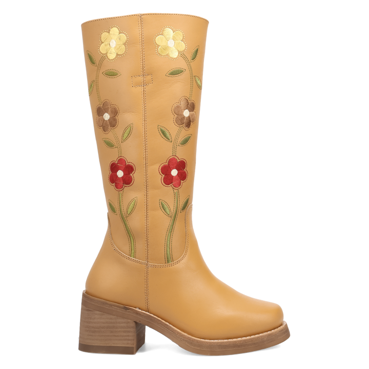 Online Exclusive | Dingo | Bloom Leather Boot in Yellow **PREORDER