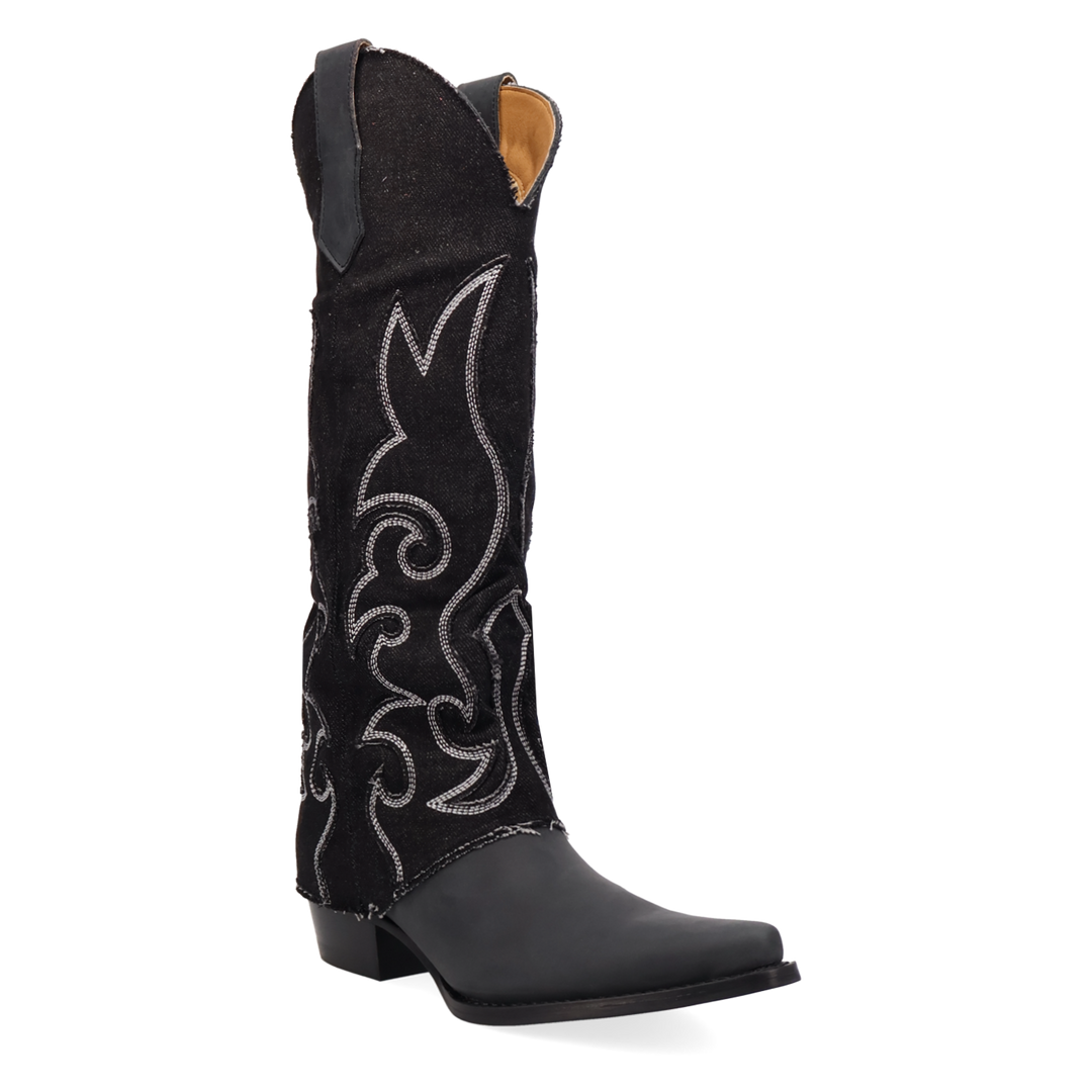 Online Exclusive | Dingo | Blue Jean Baby Leather Boot in Black **PREORDER
