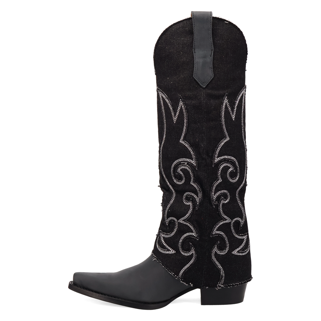 Online Exclusive | Dingo | Blue Jean Baby Leather Boot in Black **PREORDER
