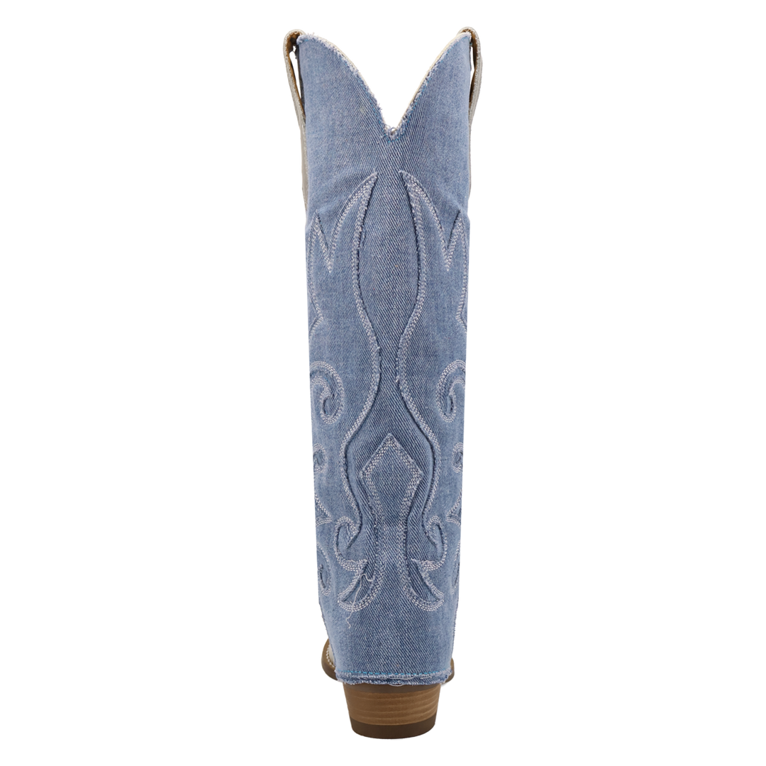 Online Exclusive | Dingo | Blue Jean Baby Leather Boot in White **PREORDER