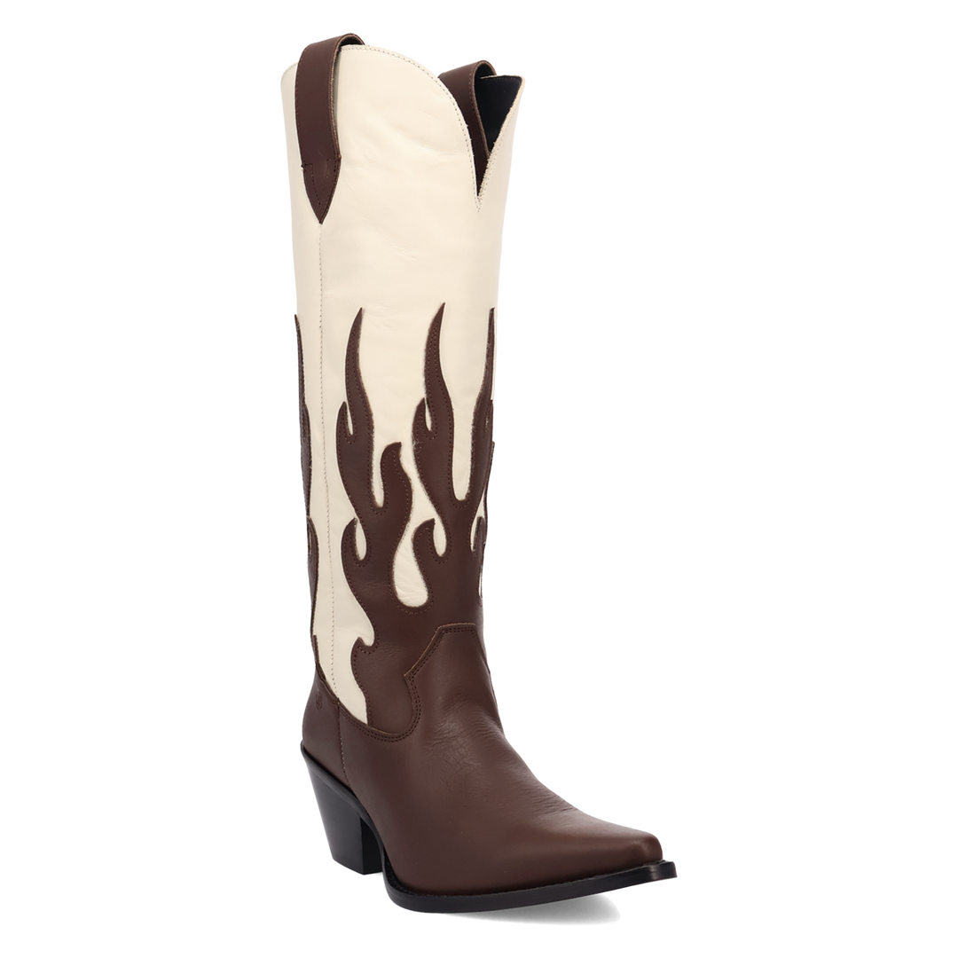 Online Exclusive | Dingo | Burnin' Love Leather Boot in Brown **PREORDER