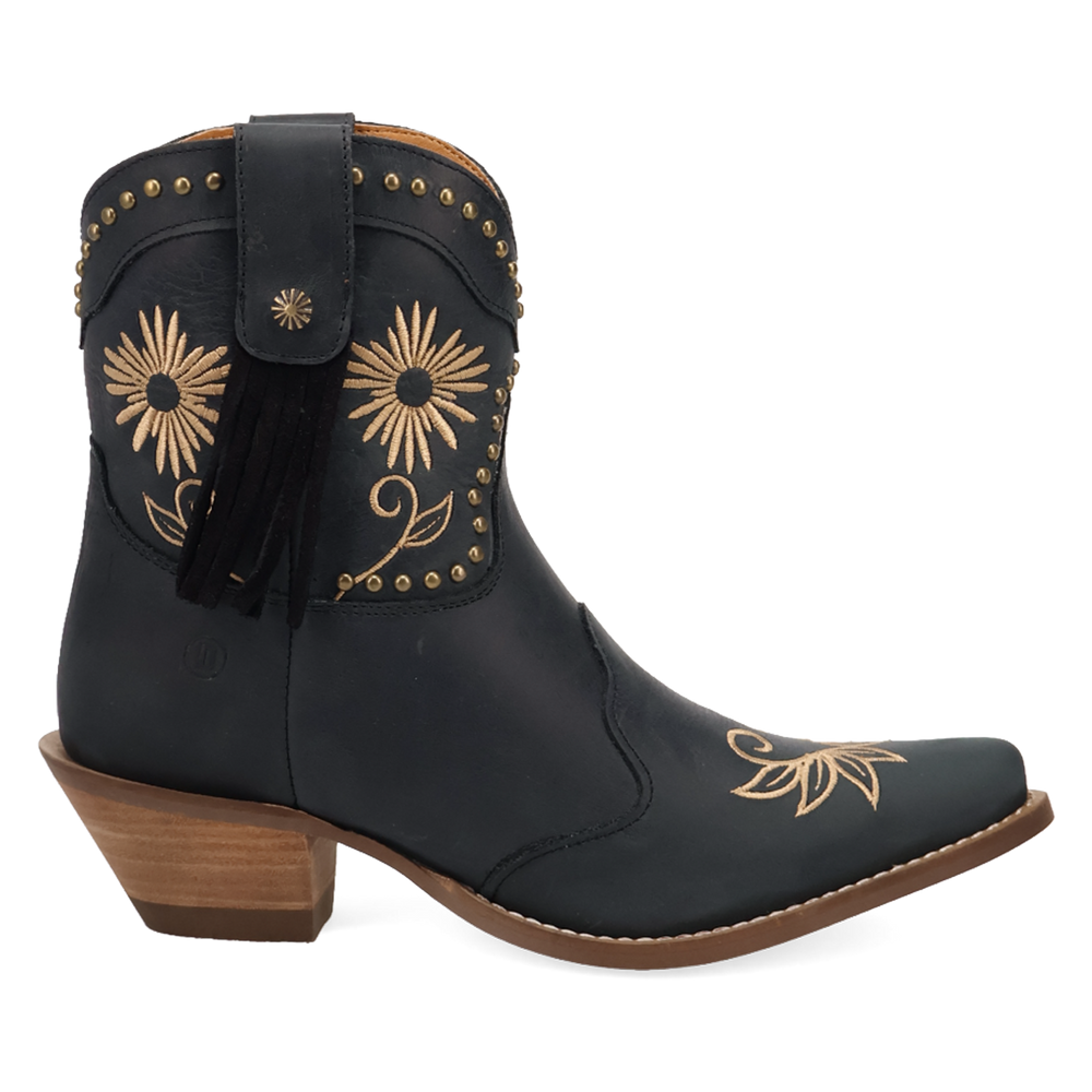 Online Exclusive | Dingo | Country Cute Leather Bootie in Black **PREORDER
