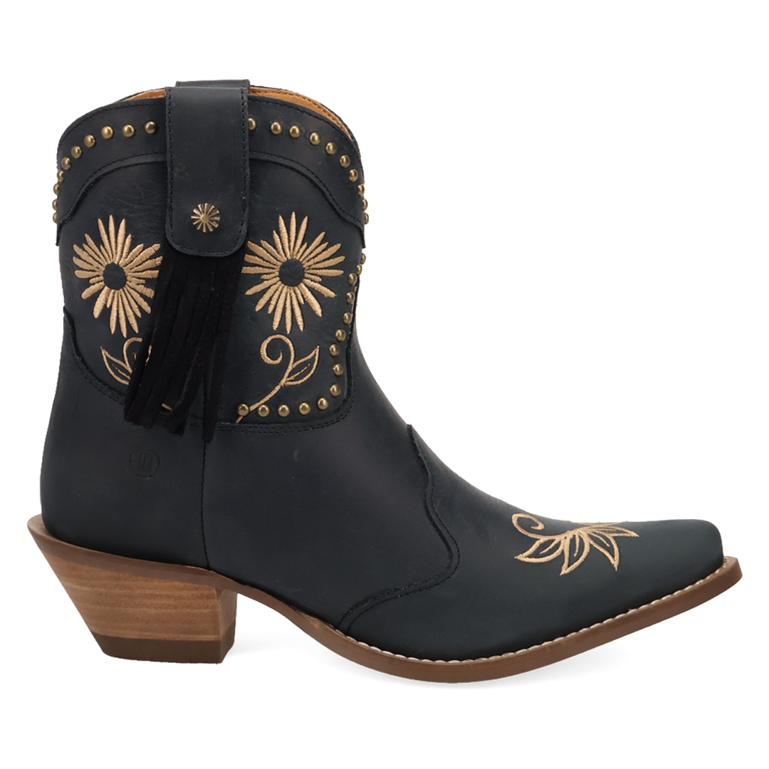 Online Exclusive | Dingo | Country Cute Leather Bootie in Black **PREORDER