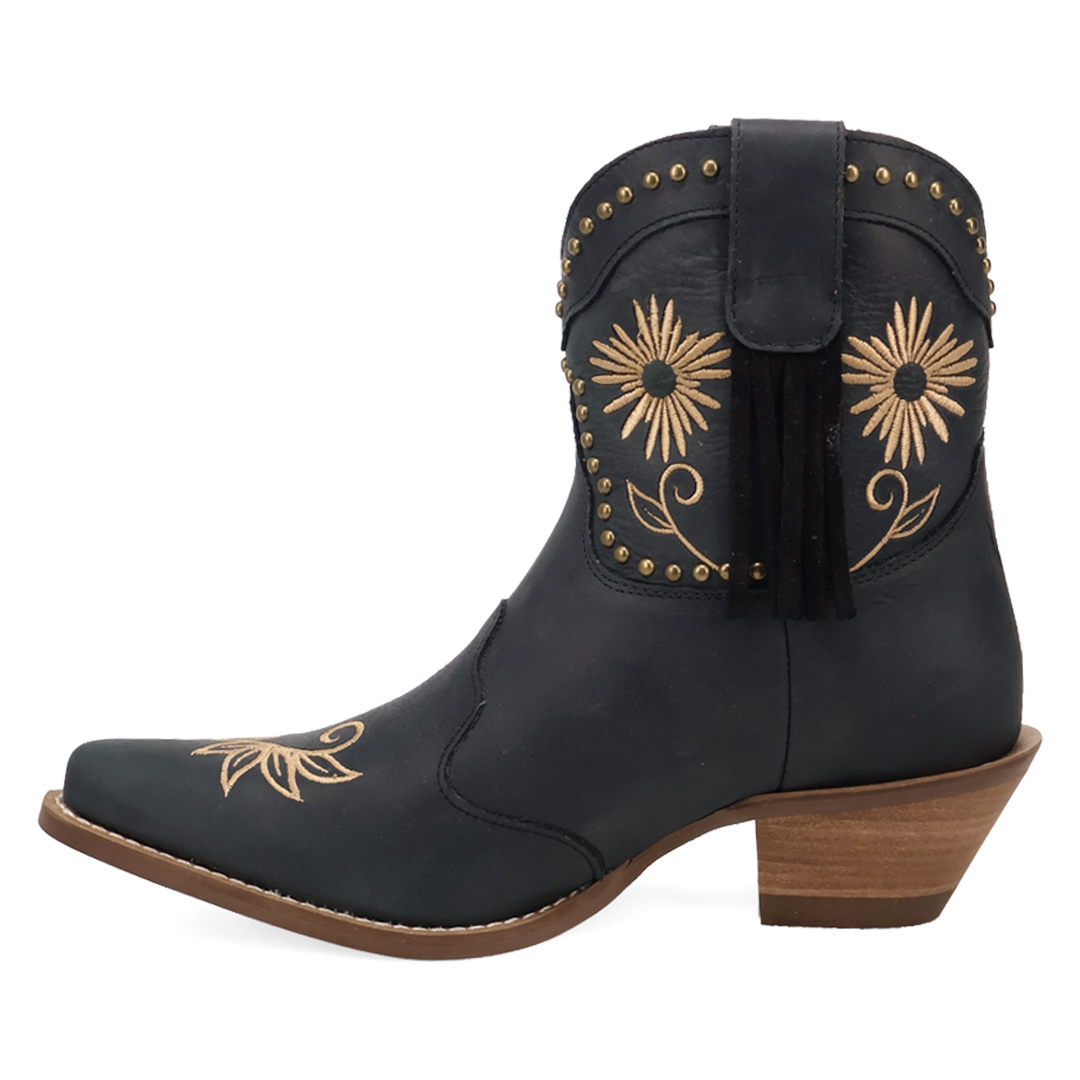 Online Exclusive | Dingo | Country Cute Leather Bootie in Black **PREORDER