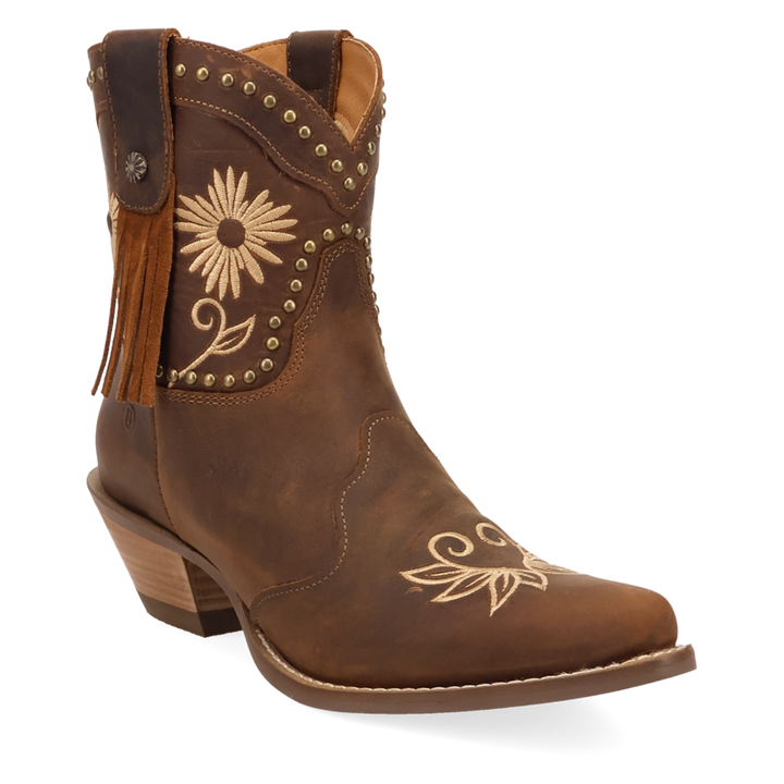 Online Exclusive | Dingo | Country Cute Leather Bootie in Brown **PREORDER