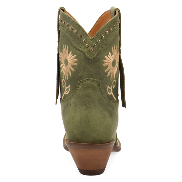 Online Exclusive | Dingo | Country Cute Leather Bootie in Olive Green **PREORDER