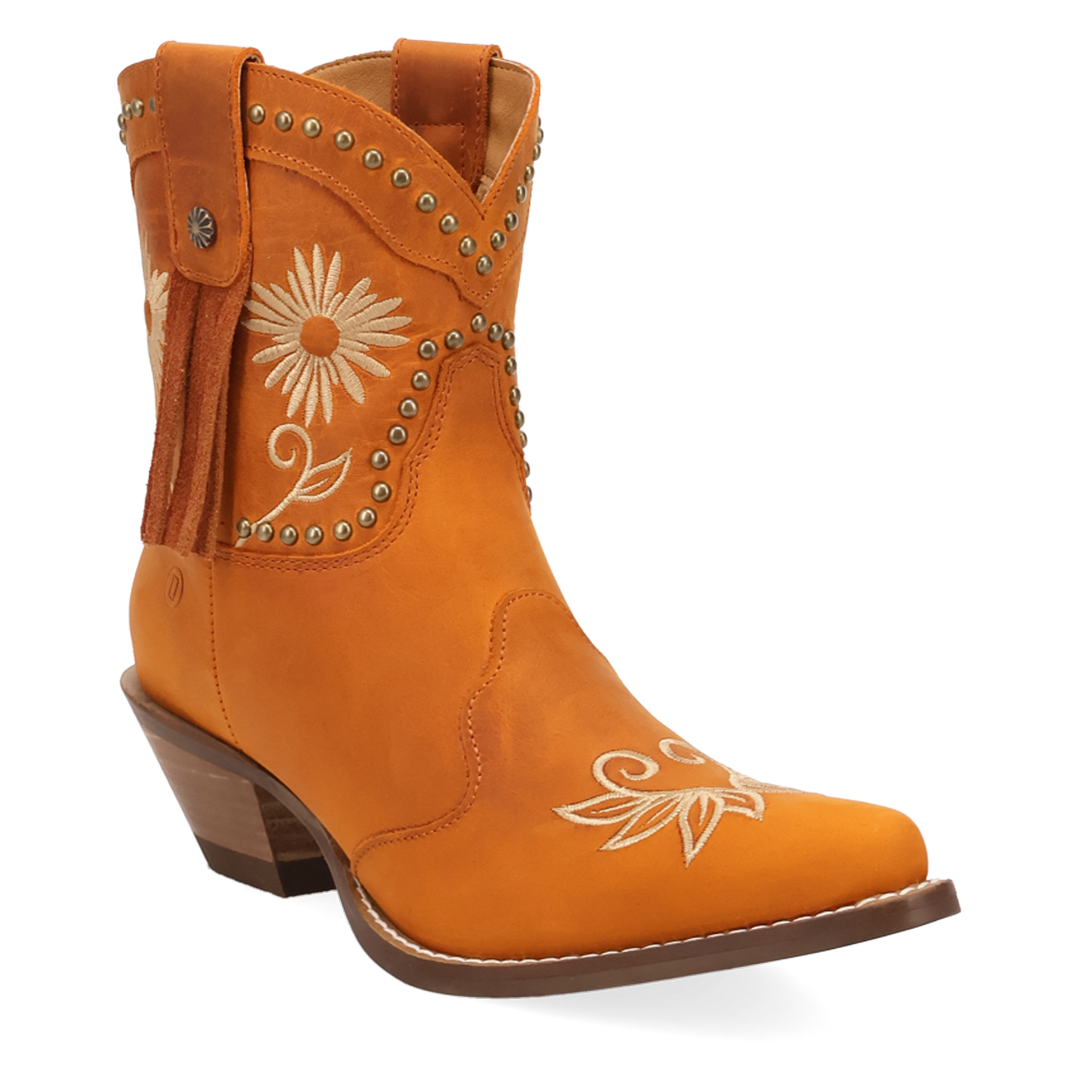 Online Exclusive | Dingo | Country Cute Leather Bootie in Rust **PREORDER
