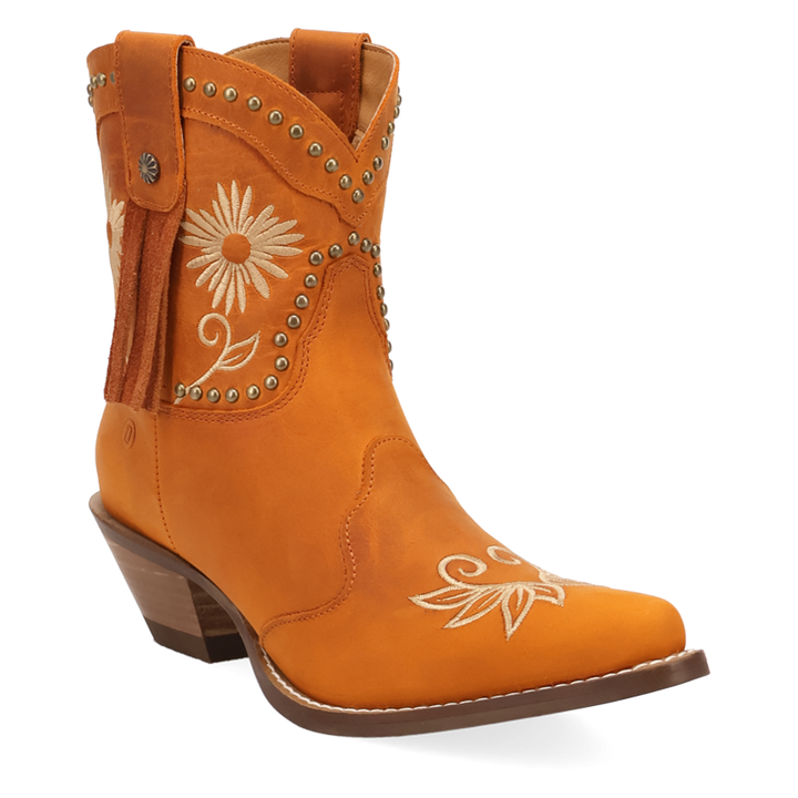 Online Exclusive | Dingo | Country Cute Leather Bootie in Rust **PREORDER