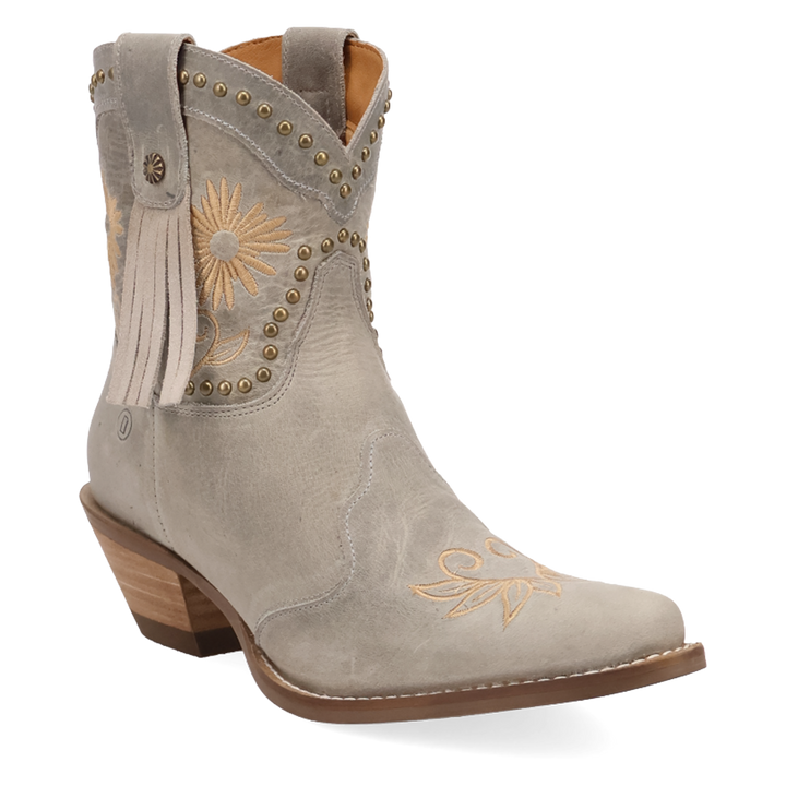Online Exclusive | Dingo | Country Cute Leather Bootie in White **PREORDER