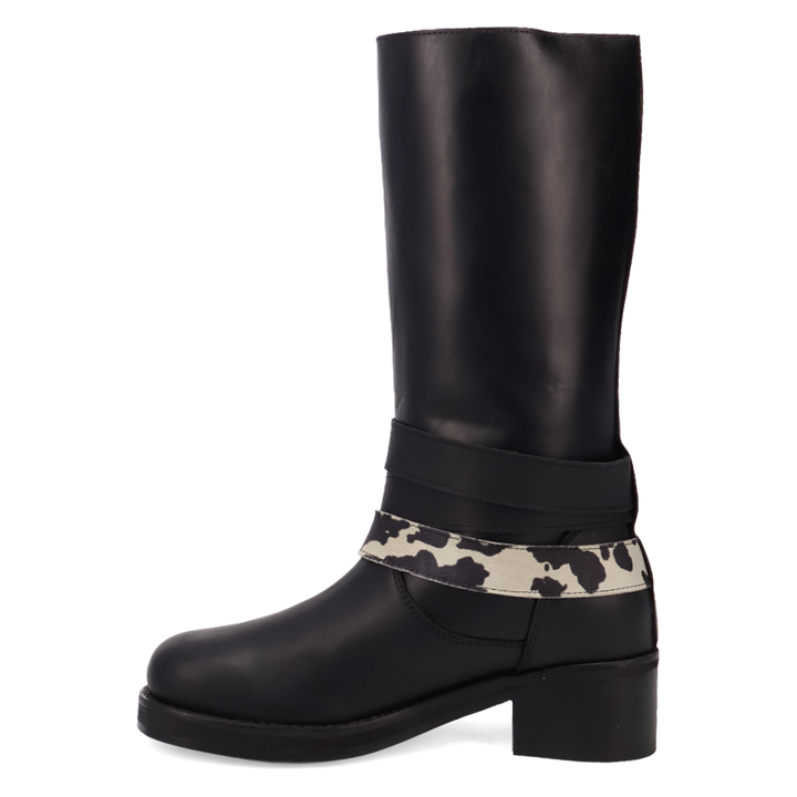 Online Exclusive | Dingo | Full Throttle Leather Boot in Black **PREORDER
