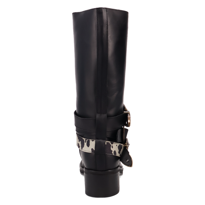 Online Exclusive | Dingo | Full Throttle Leather Boot in Black **PREORDER