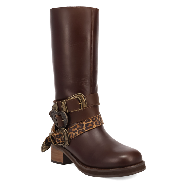 Online Exclusive | Dingo | Full Throttle Leather Boot in Brown **PREORDER