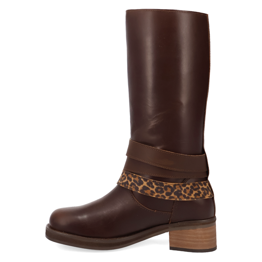 Online Exclusive | Dingo | Full Throttle Leather Boot in Brown **PREORDER