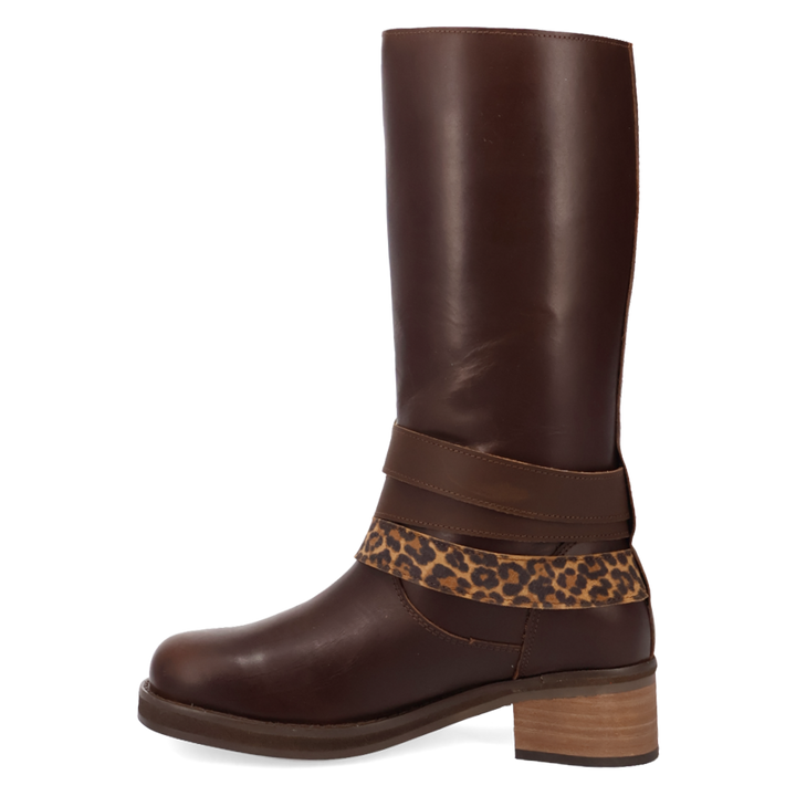 Online Exclusive | Dingo | Full Throttle Leather Boot in Brown **PREORDER
