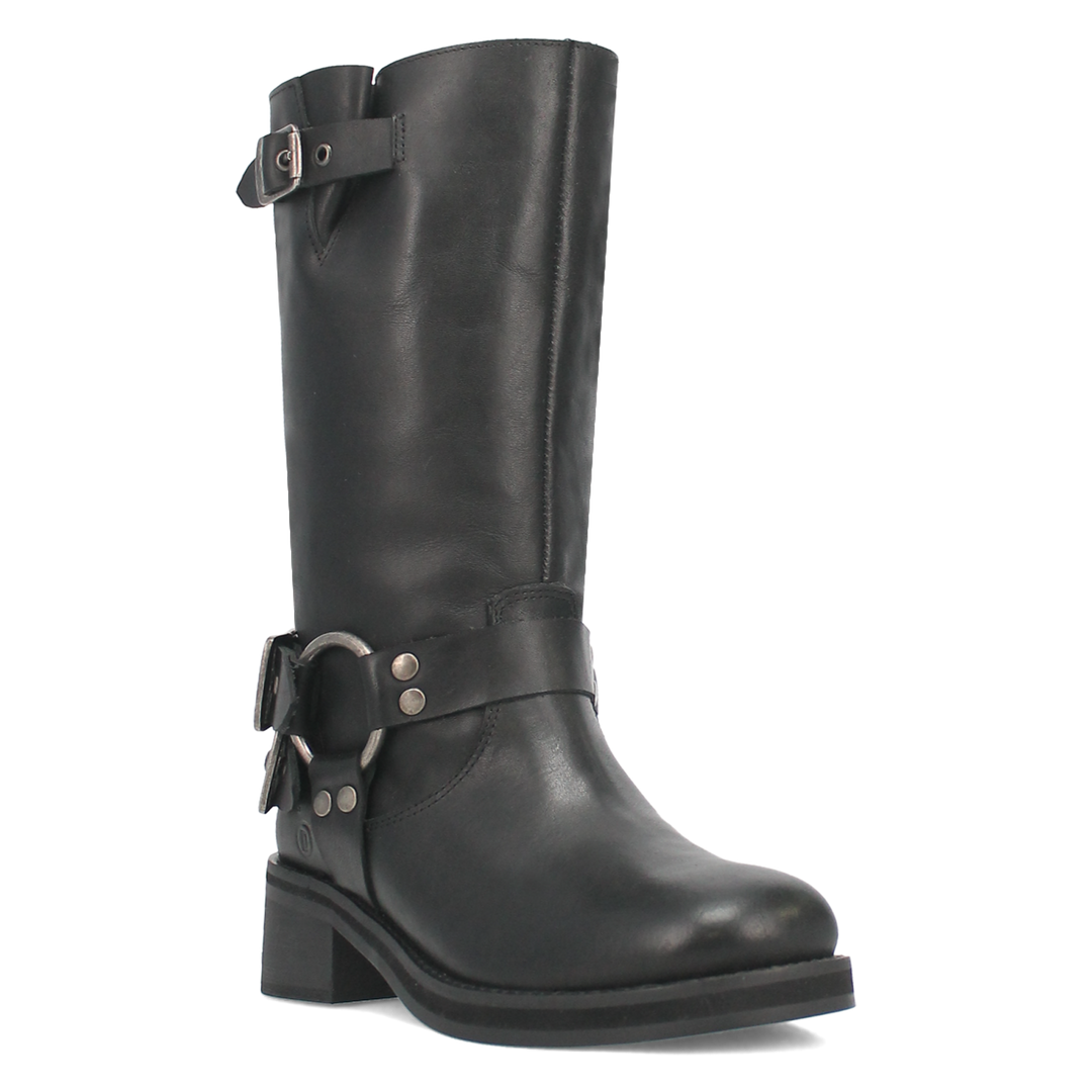 Online Exclusive | Dingo | Harlee Leather Boot in Black **PREORDER