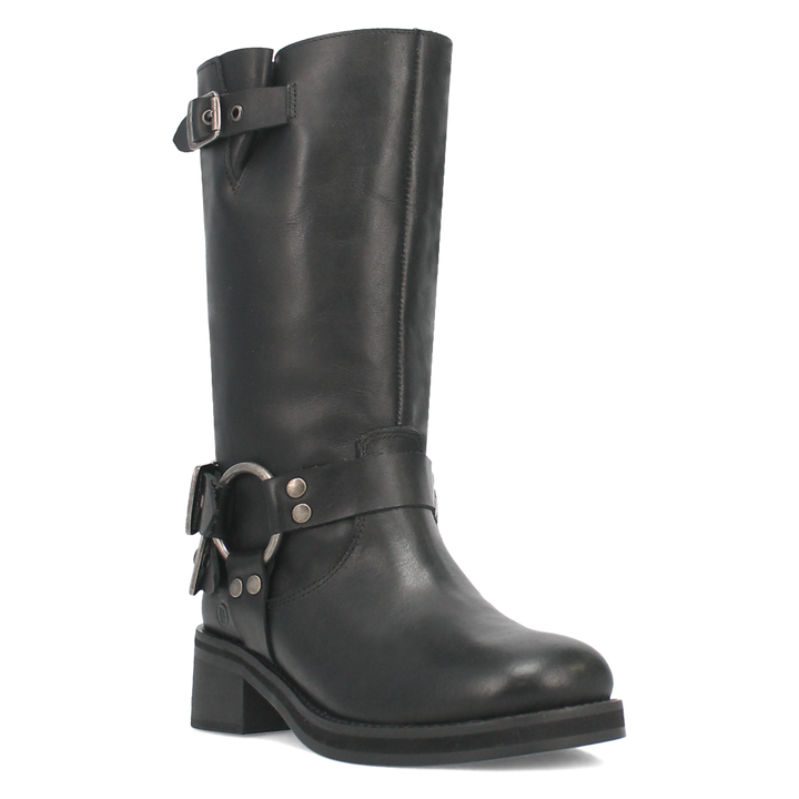 Online Exclusive | Dingo | Harlee Leather Boot in Black **PREORDER