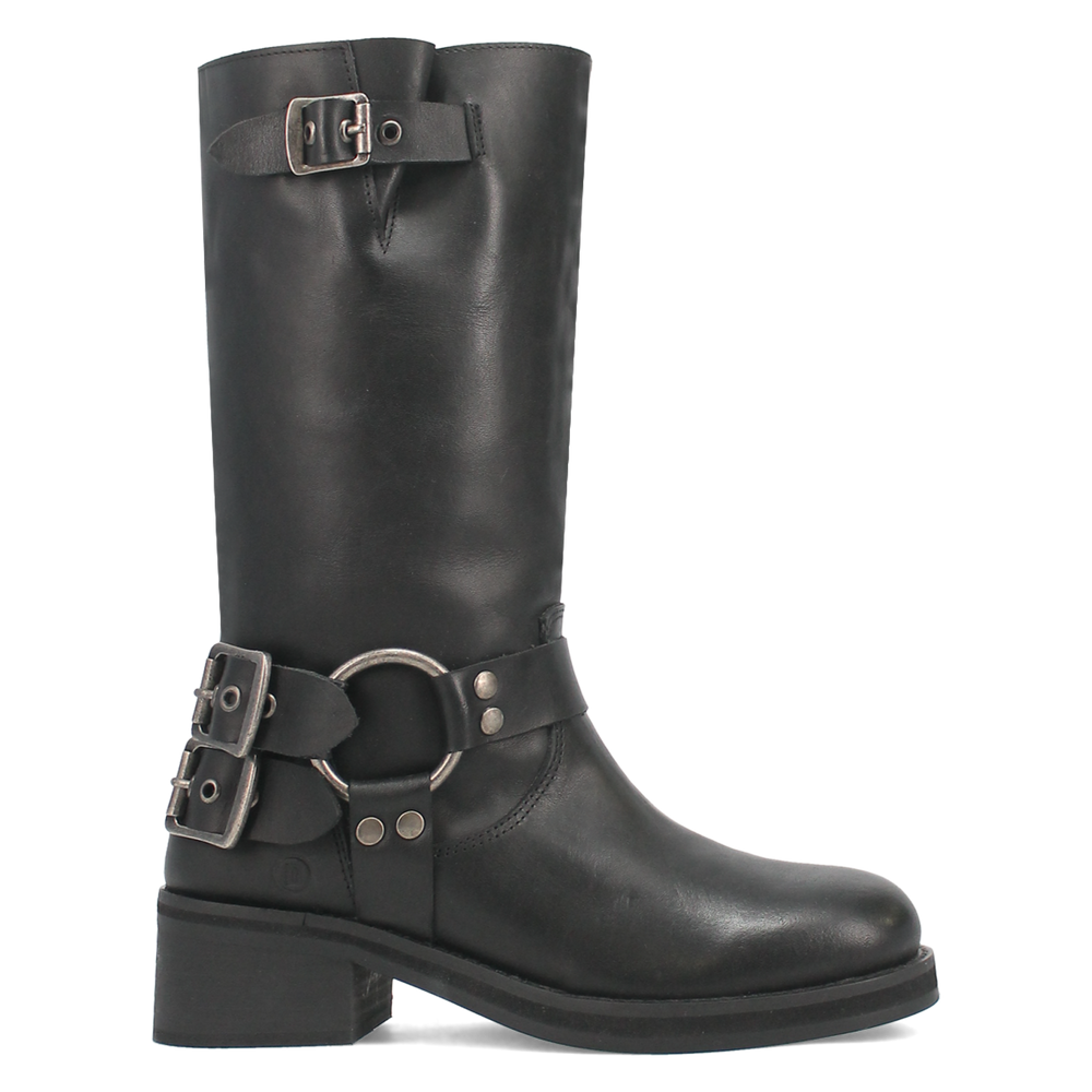 Online Exclusive | Dingo | Harlee Leather Boot in Black **PREORDER