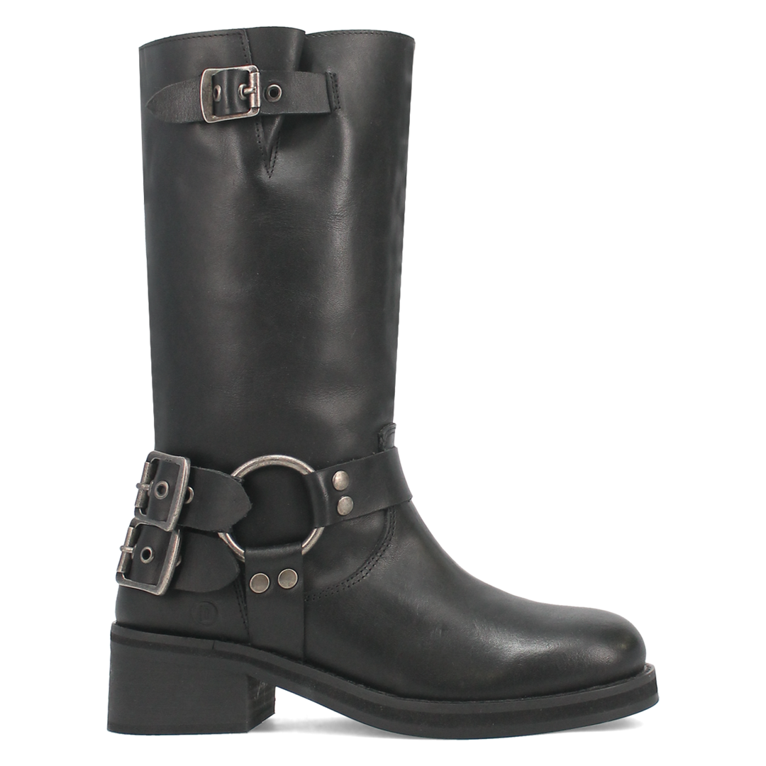 Online Exclusive | Dingo | Harlee Leather Boot in Black **PREORDER