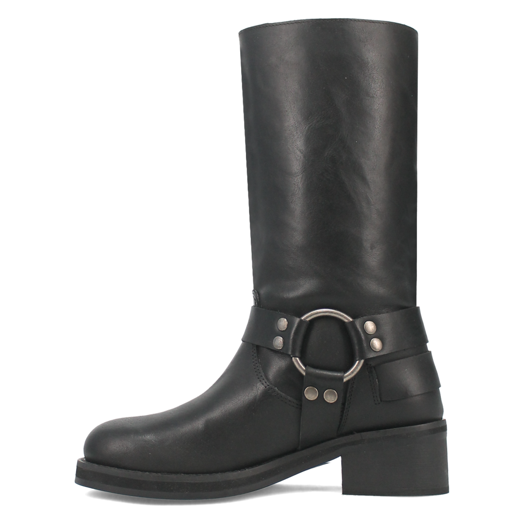 Online Exclusive | Dingo | Harlee Leather Boot in Black **PREORDER