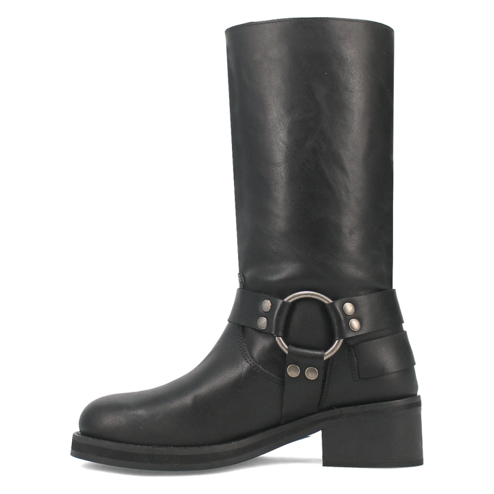 Online Exclusive | Dingo | Harlee Leather Boot in Black **PREORDER