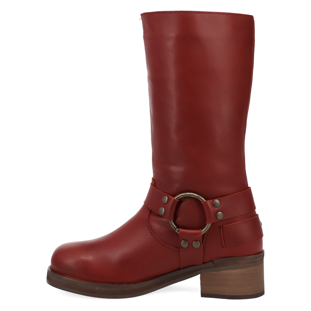 Online Exclusive | Dingo | Harlee Leather Boot in Maroon **PREORDER