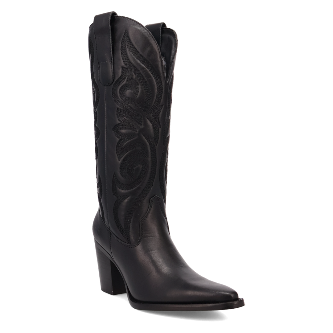 Online Exclusive | Dingo | Hensley Leather Boot in Black **PREORDER