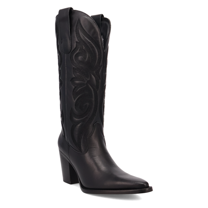 Online Exclusive | Dingo | Hensley Leather Boot in Black **PREORDER
