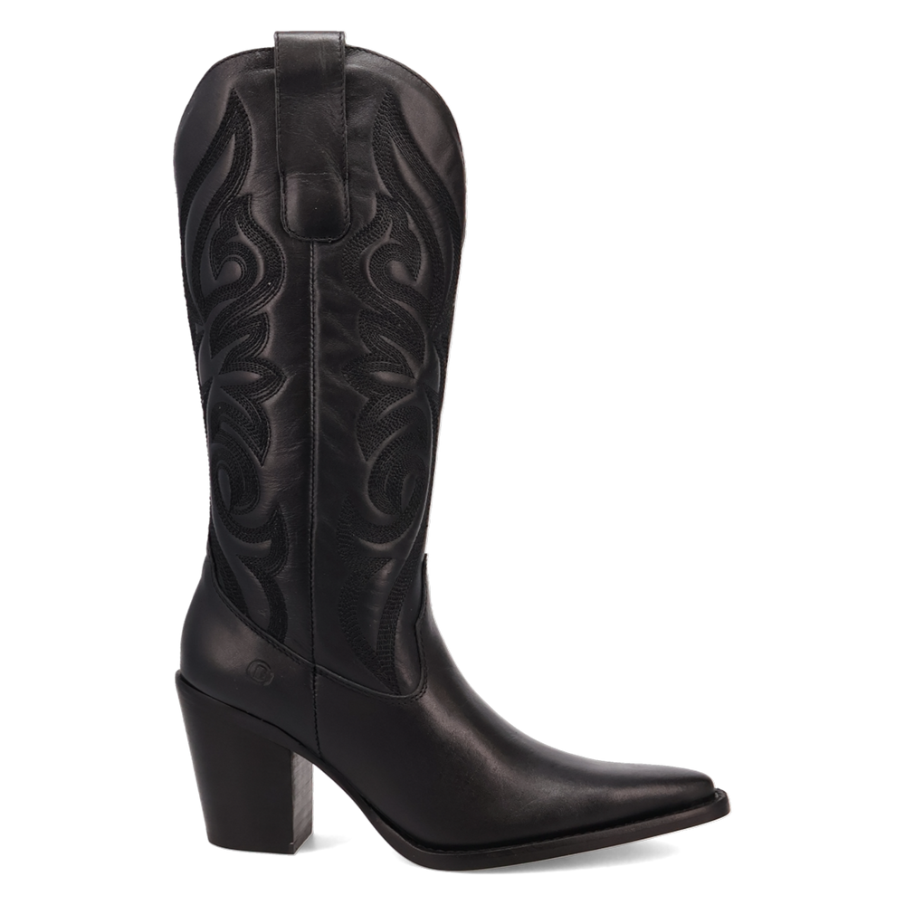 Online Exclusive | Dingo | Hensley Leather Boot in Black **PREORDER