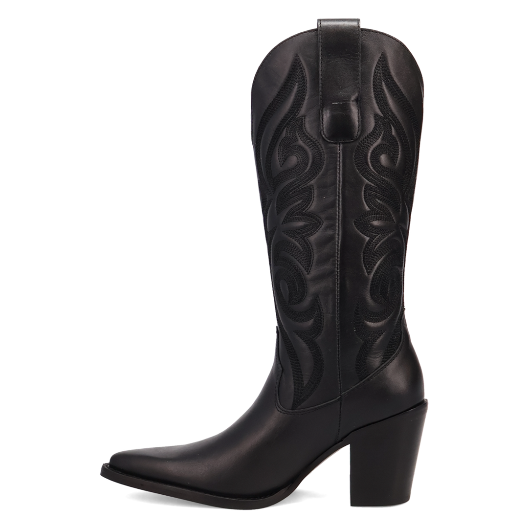 Online Exclusive | Dingo | Hensley Leather Boot in Black **PREORDER