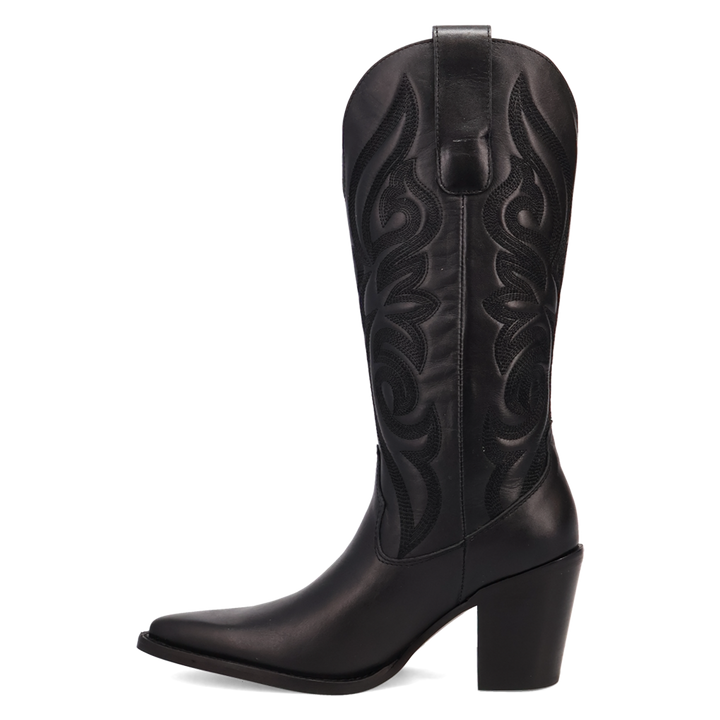Online Exclusive | Dingo | Hensley Leather Boot in Black **PREORDER