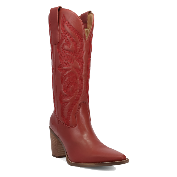Online Exclusive | Dingo | Hensley Leather Boot in Red **PREORDER