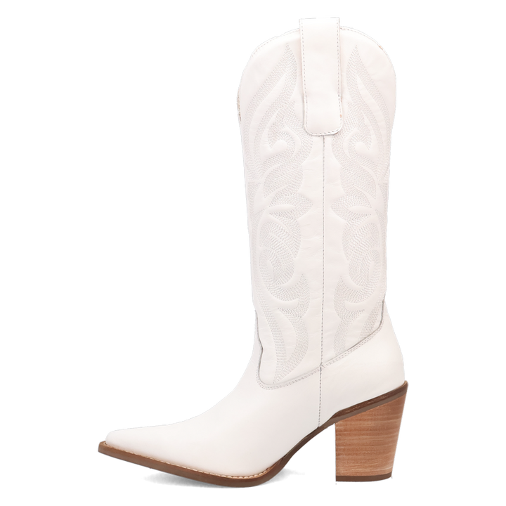 Online Exclusive | Dingo | Hensley Leather Boot in White **PREORDER