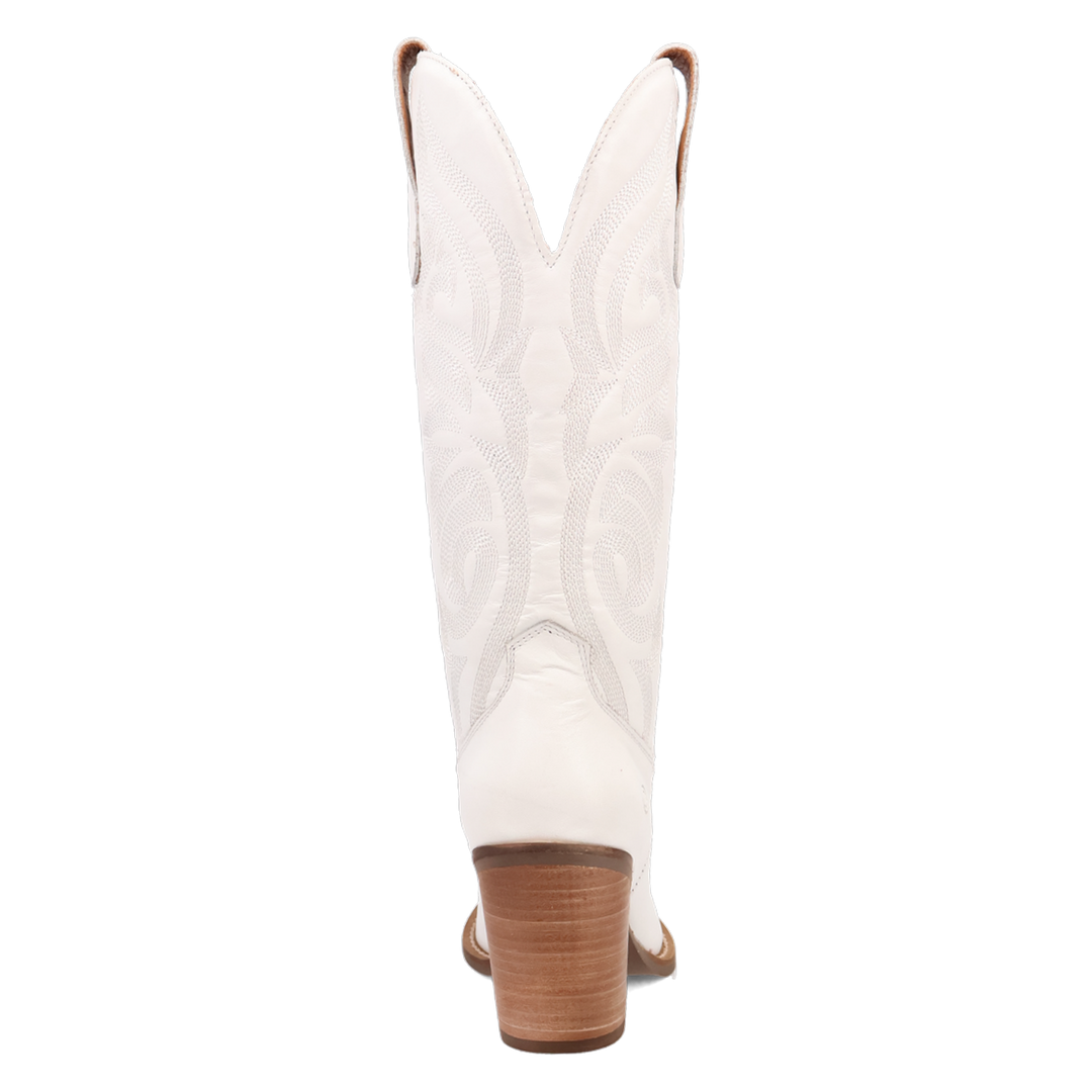 Online Exclusive | Dingo | Hensley Leather Boot in White **PREORDER